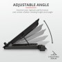 Stand/Cooler notebook Trust GXT 1125 Quno, max 17.3 inch, 5 ventilatoare, suport de telefon detasabil TRUST - 4